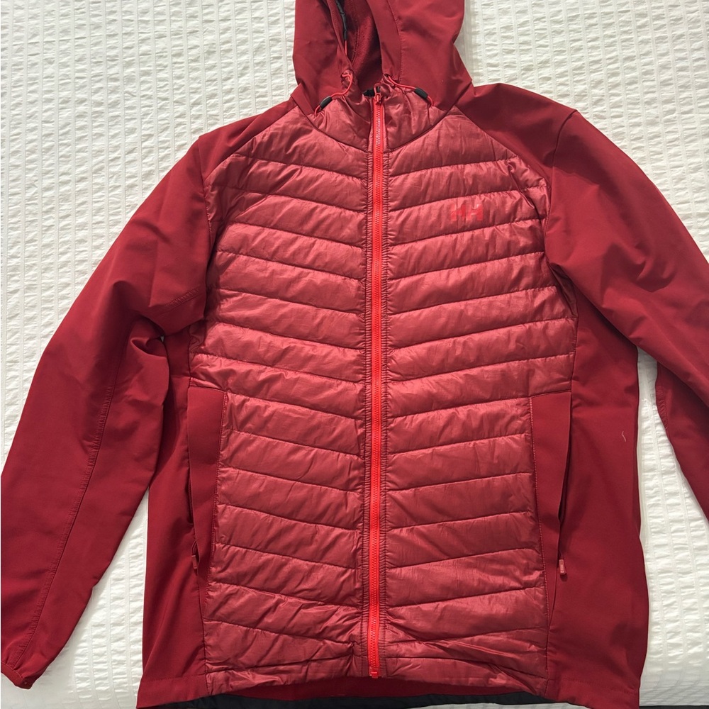 Helly Hansen Burgundy Quilted Ski Jacket